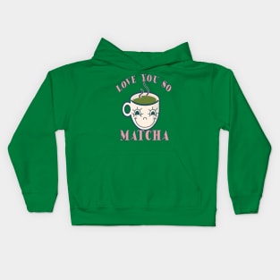 Love You So Matcha Kids Hoodie